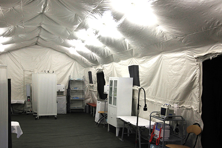 Workshops and Maintenance tents
