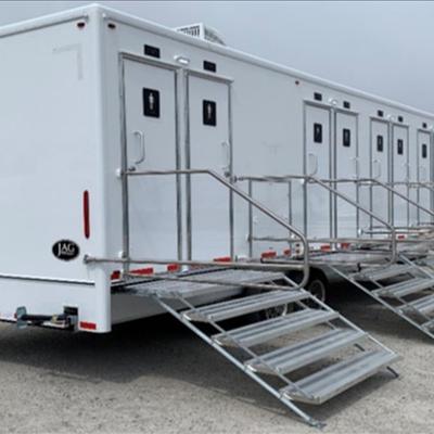 Emergency shower trailer deployment