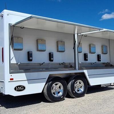Portable sink deployment for emergency operations